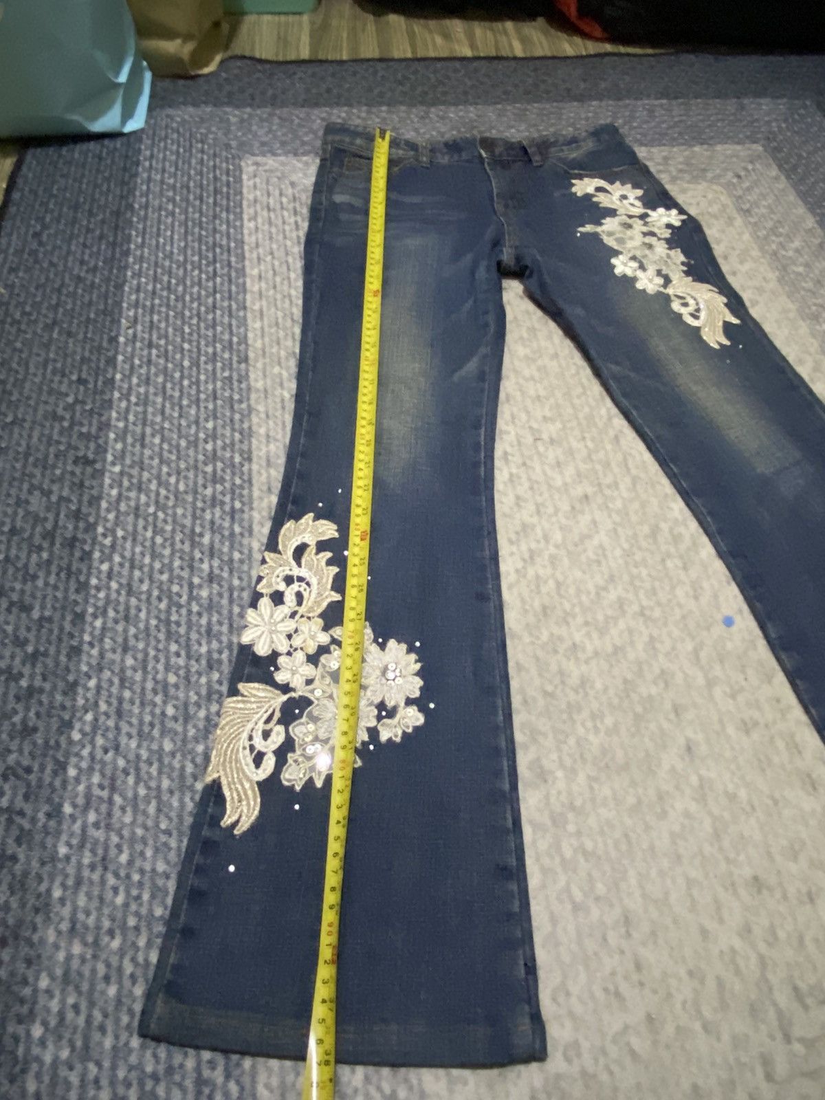 Hysteric Glamour × Japanese Brand TANTRA EMBODIED FLARED JEANS Size 28" / US 6 / IT 42 - 12 Thumbnail