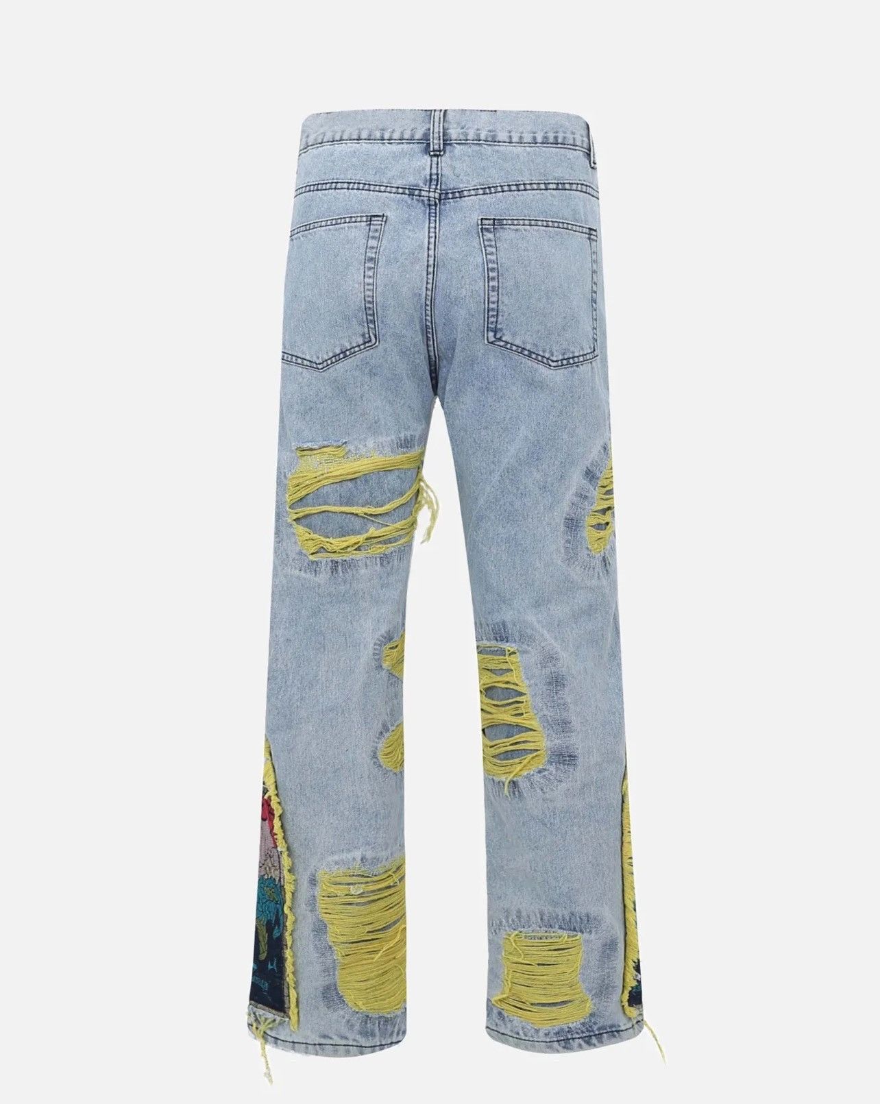Japanese Brand × Vintage Embroidery Jeans Size US 30 / EU 46 - 2 Thumbnail