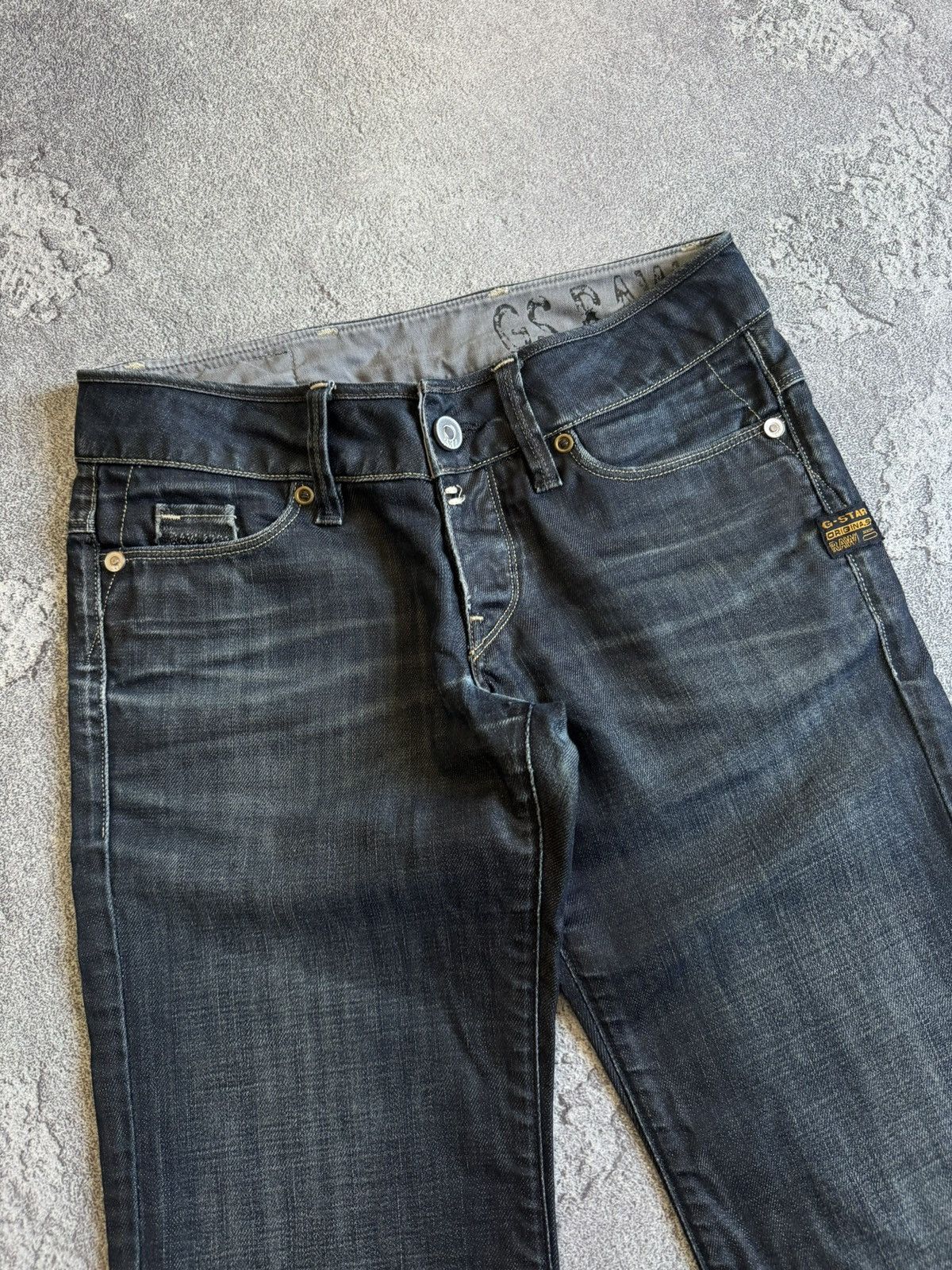 G-Star G star raw 26/32 Kane loose flare denim pants jeans trousers Size 26" / US 2 / IT 38 - 9 Thumbnail