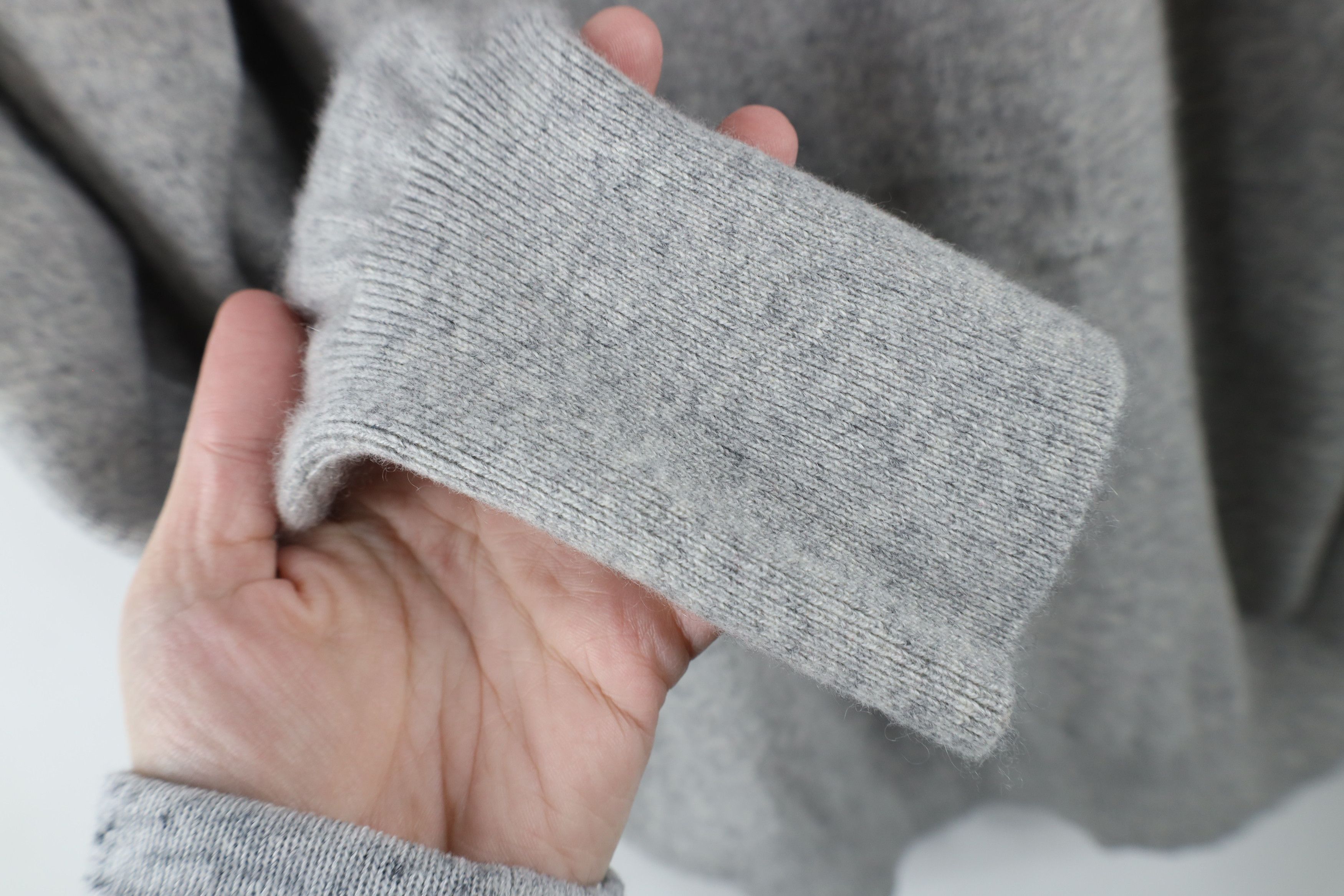 Vintage Vintage 90s Streetwear Blank Soft Cashmere Knit Sweater Size US L / EU 52-54 / 3 - 6 Thumbnail