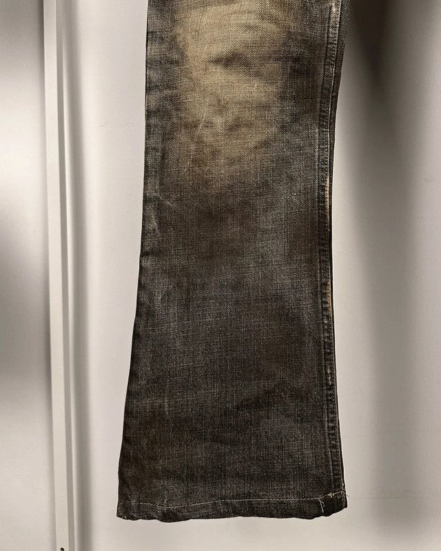 Le Grande Bleu (L.G.B.) LGB Mud Wash Cropped Bootcut Wolf Jeans (NO.WOLF 1818C) Size US 28 / EU 44 - 10 Thumbnail
