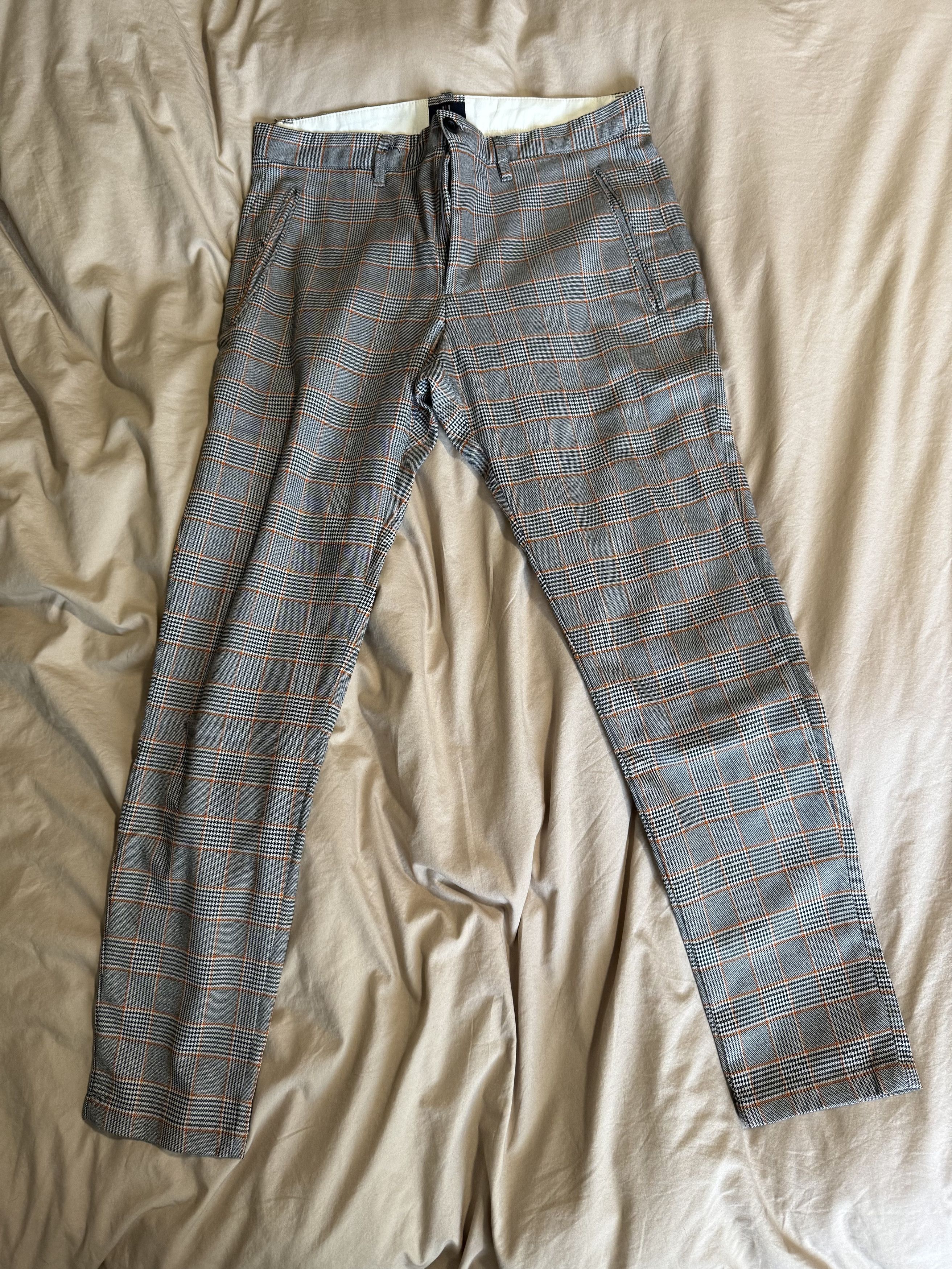 Zara Zara Plaid dress pant size 32 Size US 32 / EU 48 - 1 Thumbnail