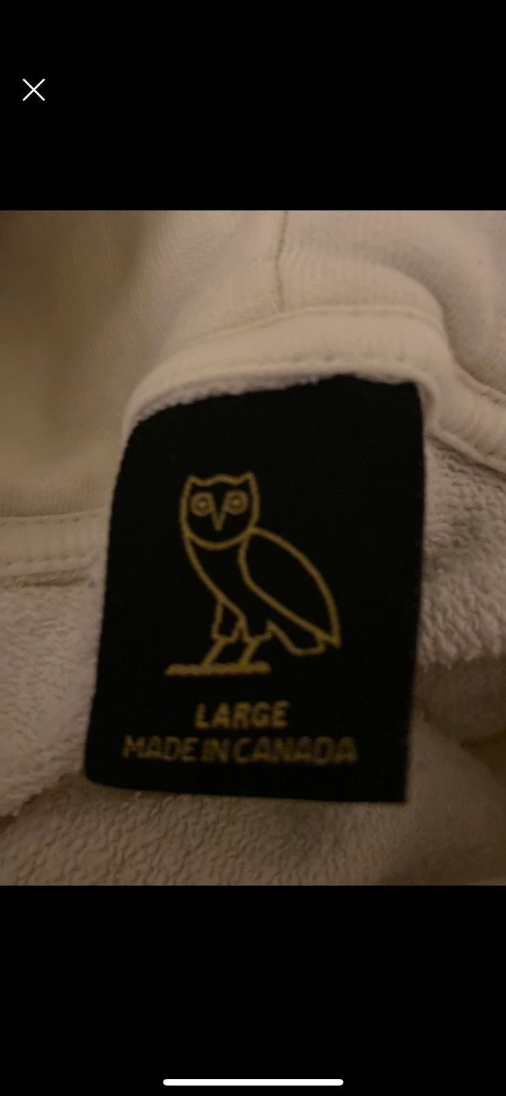 October's Very Own Crème OVO hoodie Size US L / EU 52-54 / 3 - 6 Thumbnail