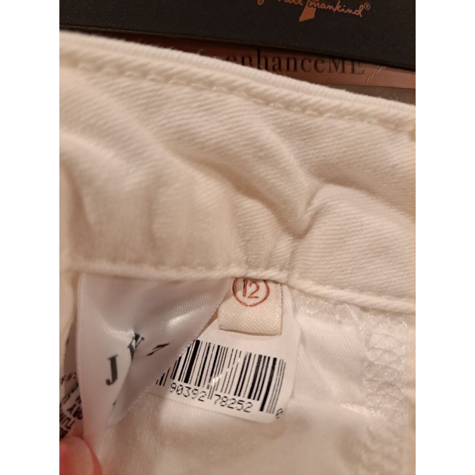7 For All Mankind 7 For All Mankind Jen 7 Slim Bootcut Jeans White size 12 Size 34" / US 12 / IT 48 - 11 Thumbnail