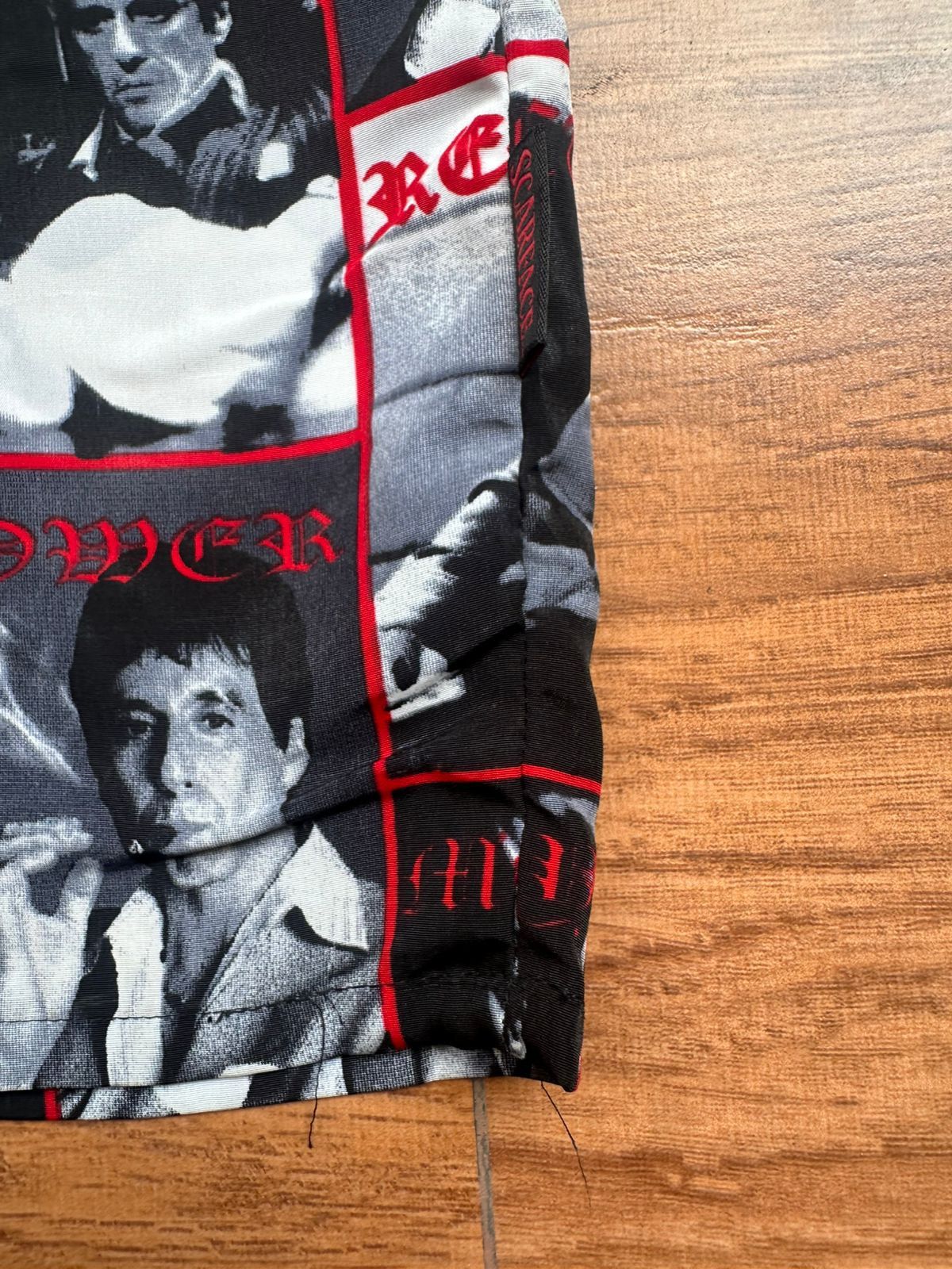 Vintage RARE! Vintage scarface button down short sleeve shirt Size US XL / EU 56 / 4 - 5 Thumbnail