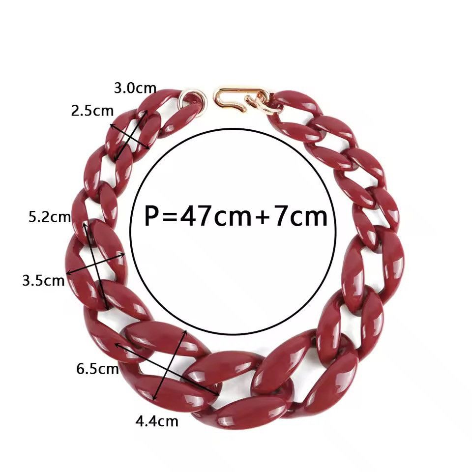 Other Acrylic Chunky Choker Necklace Size ONE SIZE - 4 Thumbnail