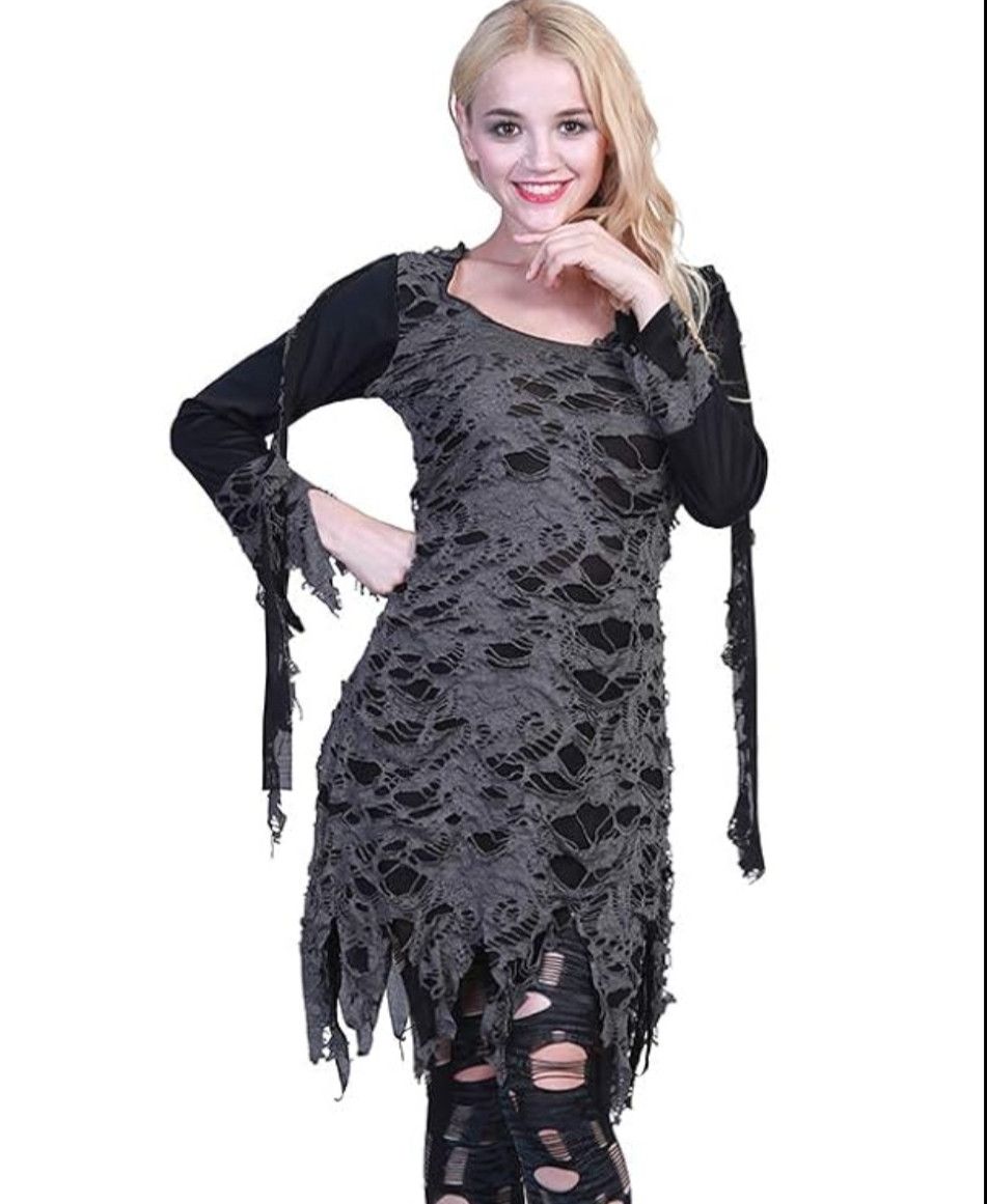Flatbush Zombies Distressed Zombie Dress. Size S / US 4 / IT 40 - 6 Thumbnail