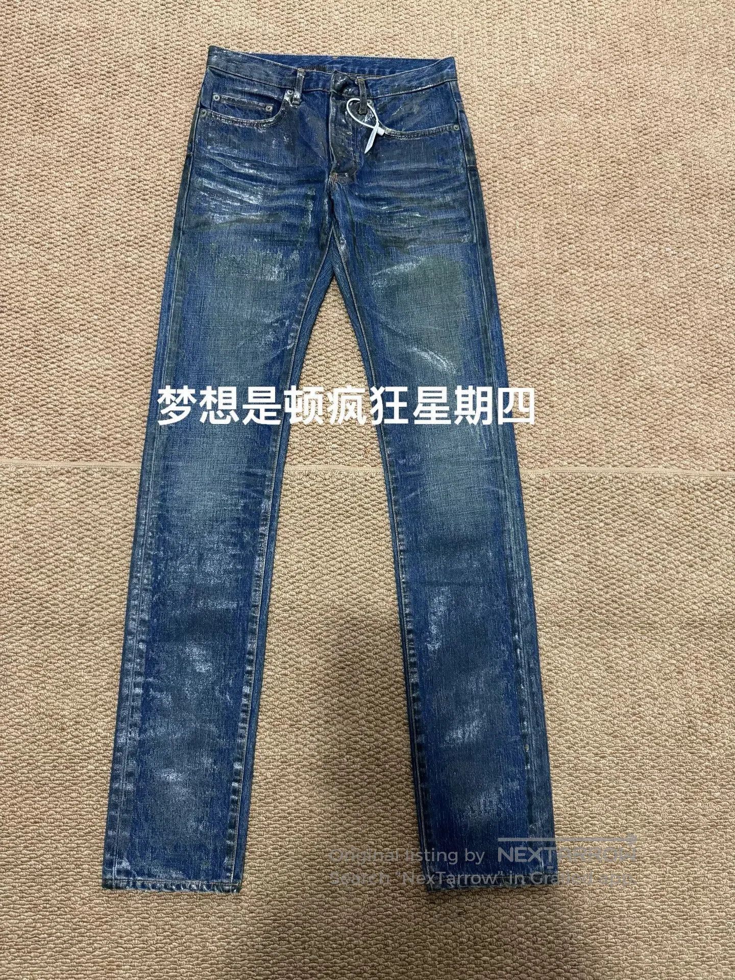 パンツ Dior homme 08aw skinny denim pants 27 Dior × Hedi Slimane Dior Homme AW08 Stone Wash Skinny Jeans Grey