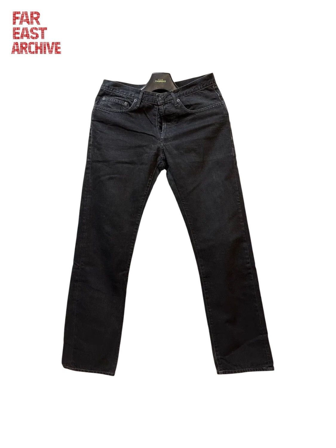 Dior Dior Homme luster black wax jeans | Grailed