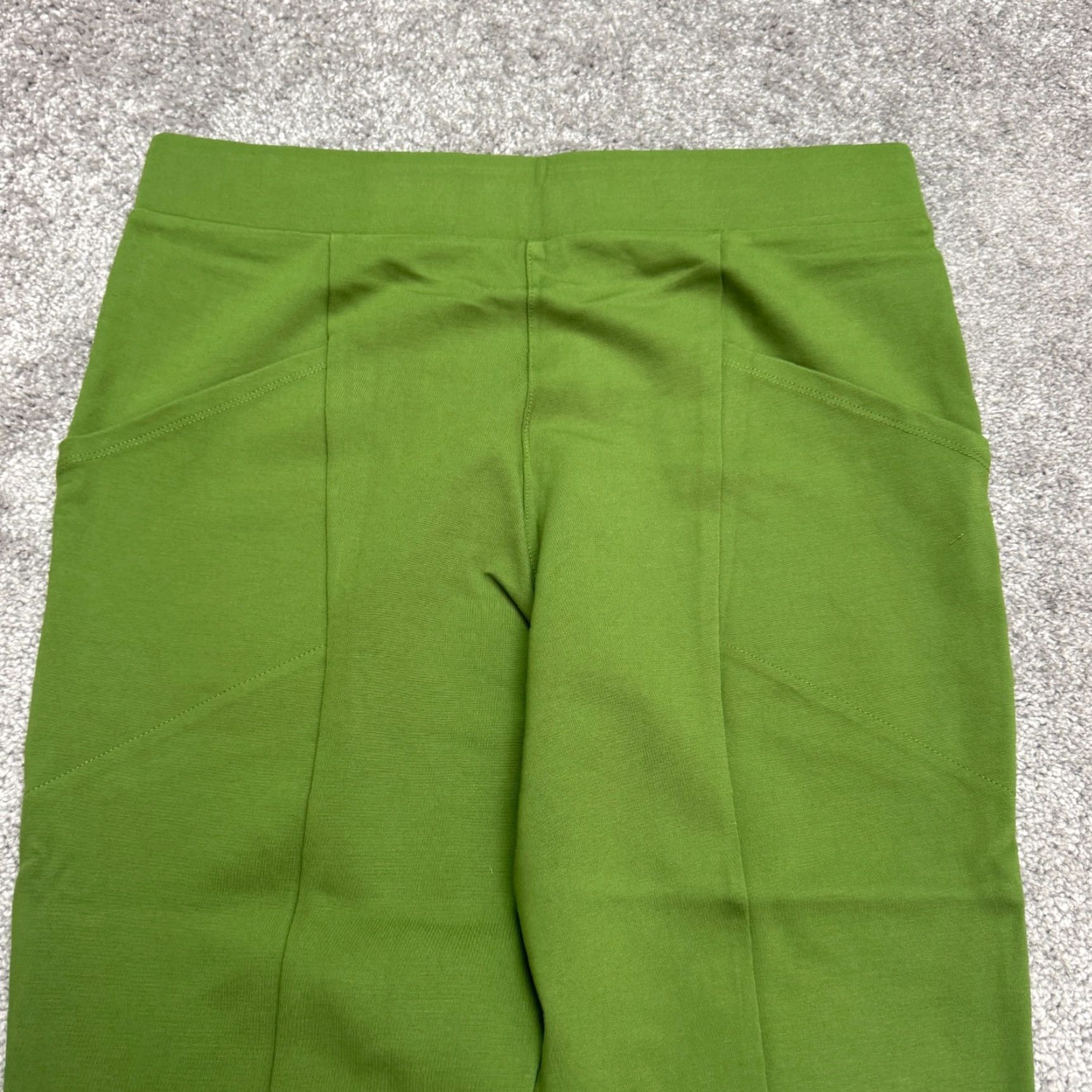 Vintage VINTAGE Betabrand Skinny Yoga Pants Women Large Green Stretch Pockets Casual Workout 90s Mens Size 36" / US 14 / IT 50 - 6 Thumbnail