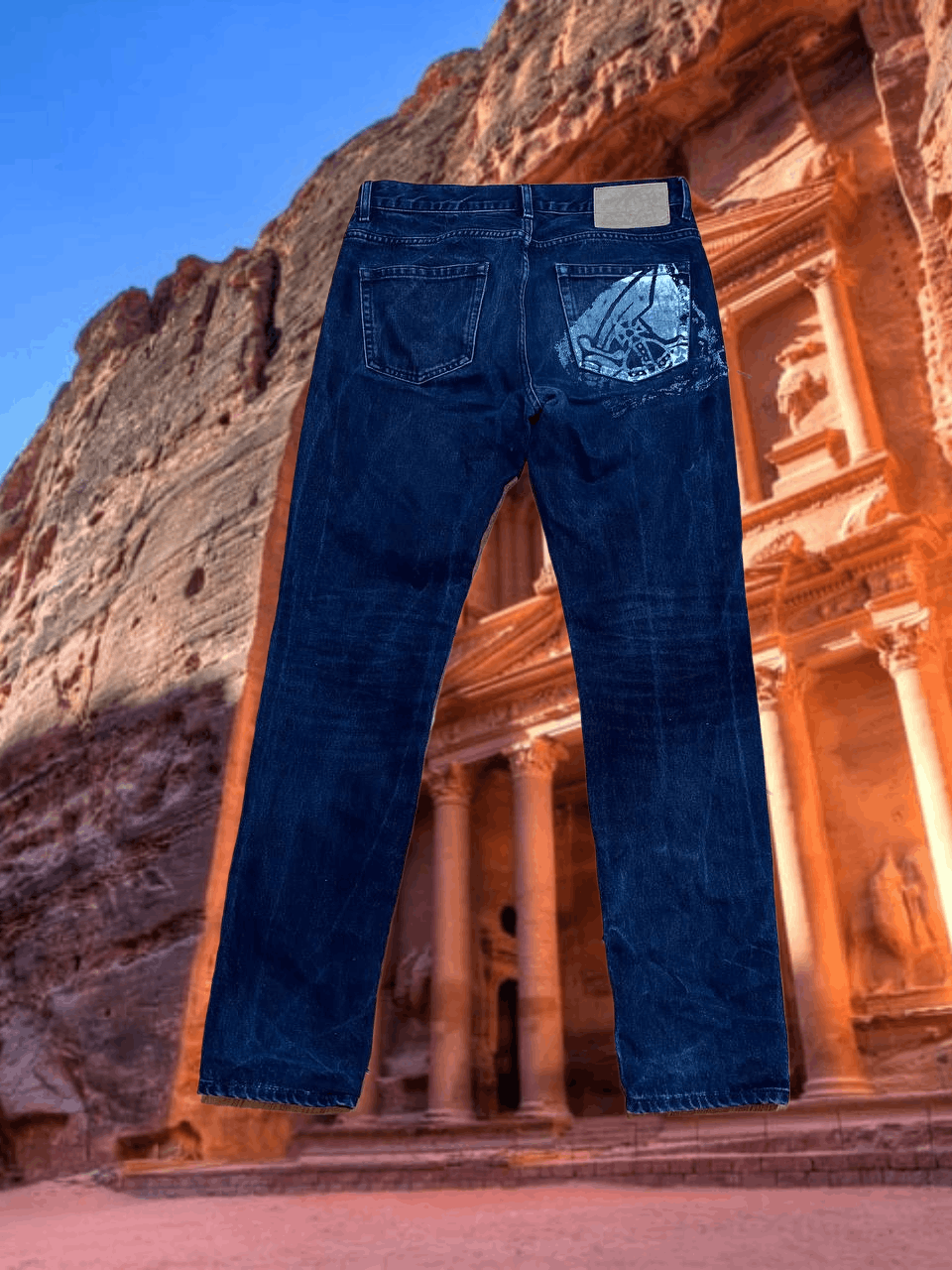 Vivienne Westwood Vivienne Westwood blue jeans pants crazy Y2K vintage Size 30" / US 8 / IT 44 - 1 Thumbnail