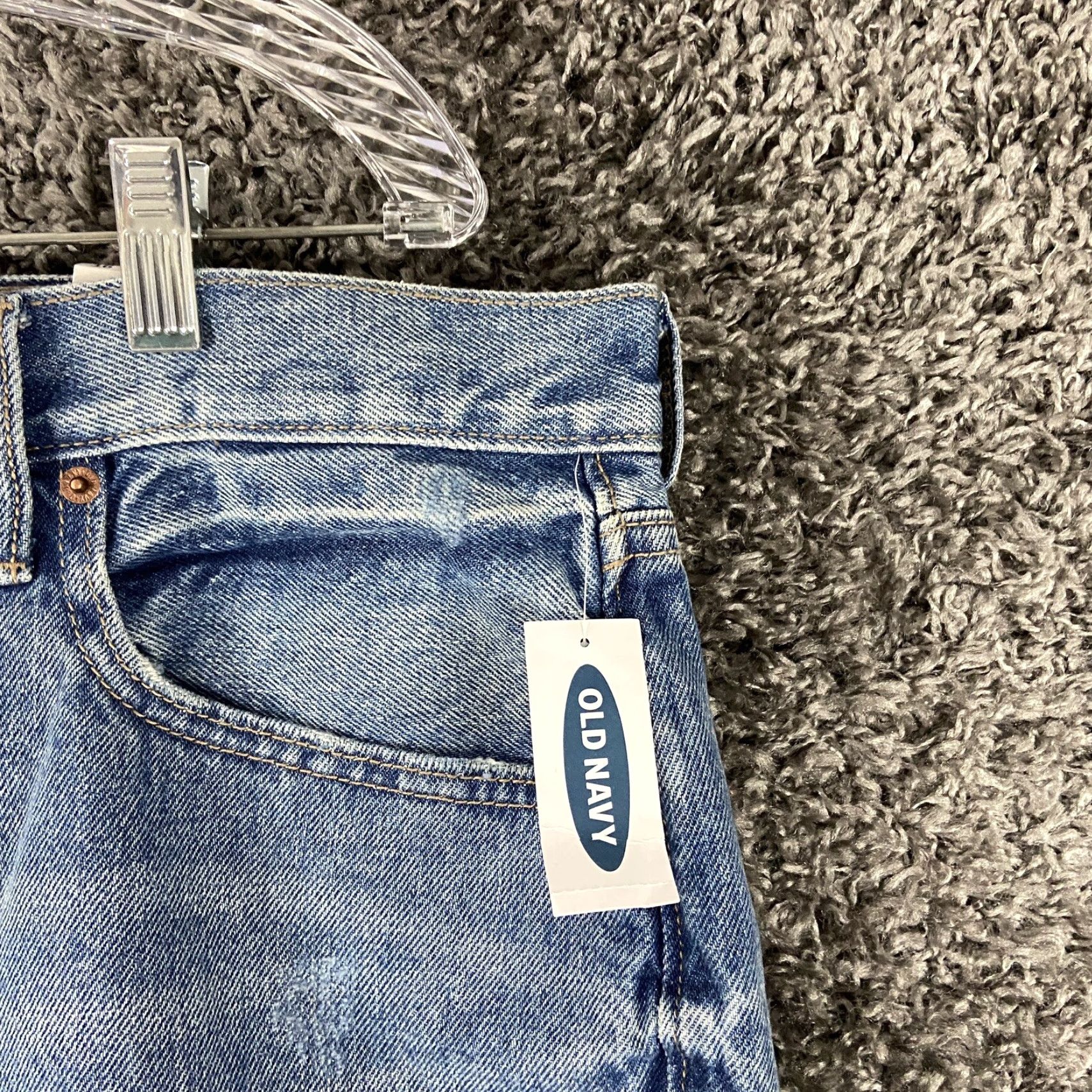 Old Navy NEW Old Navy Distressed Denim Cut-Off Shorts Women's Size 16 Blue Size 38" / US 16 / IT 52 - 3 Thumbnail