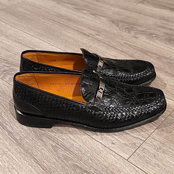 Giorgio Giorgio Palm Beach Mens Loafers Black GENUINE CROCODILE | Grailed