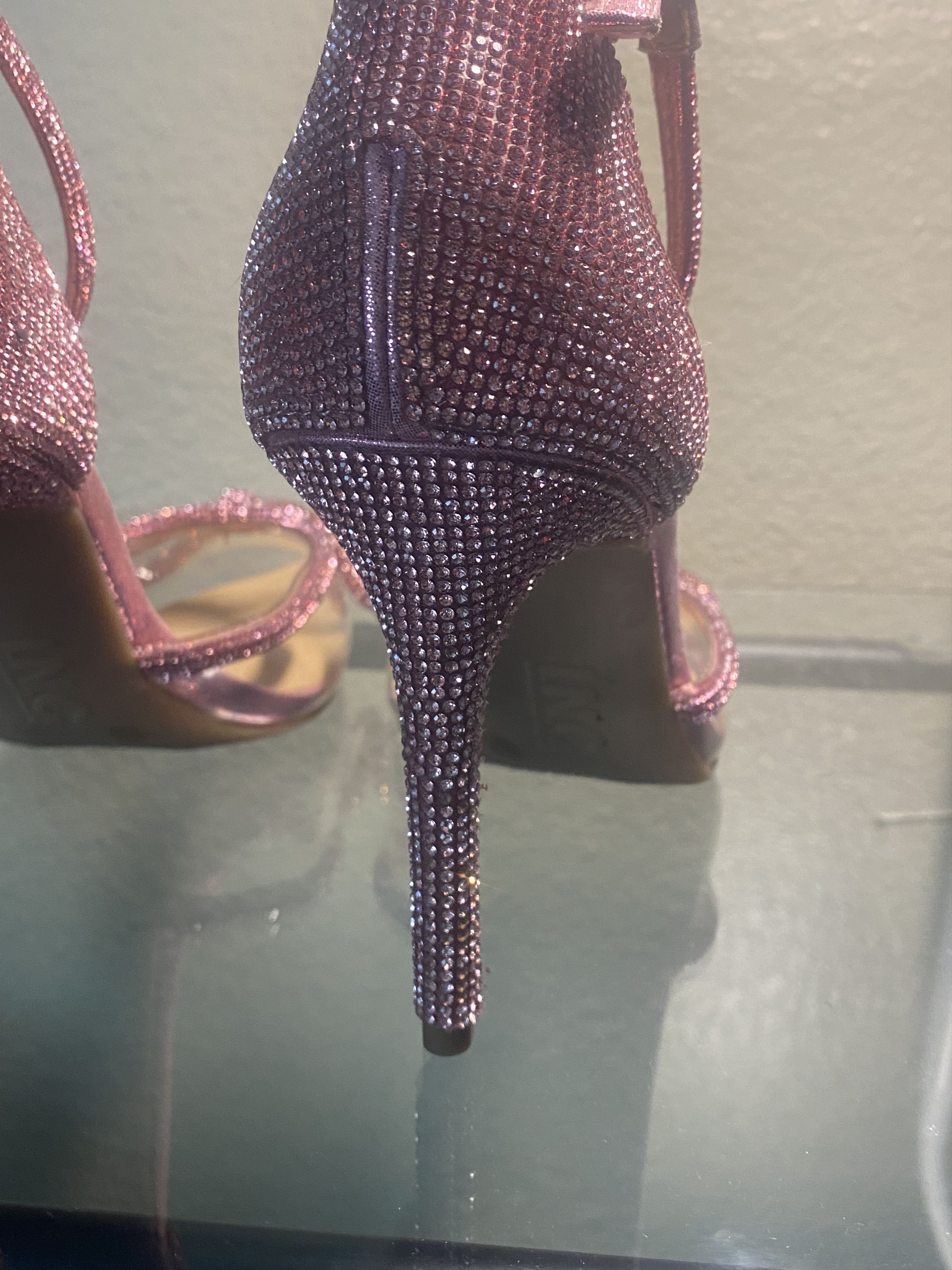 I.N.C INC Pink Rhinestone Bow Pointed Heels Size US 9 / IT 39 - 6 Thumbnail