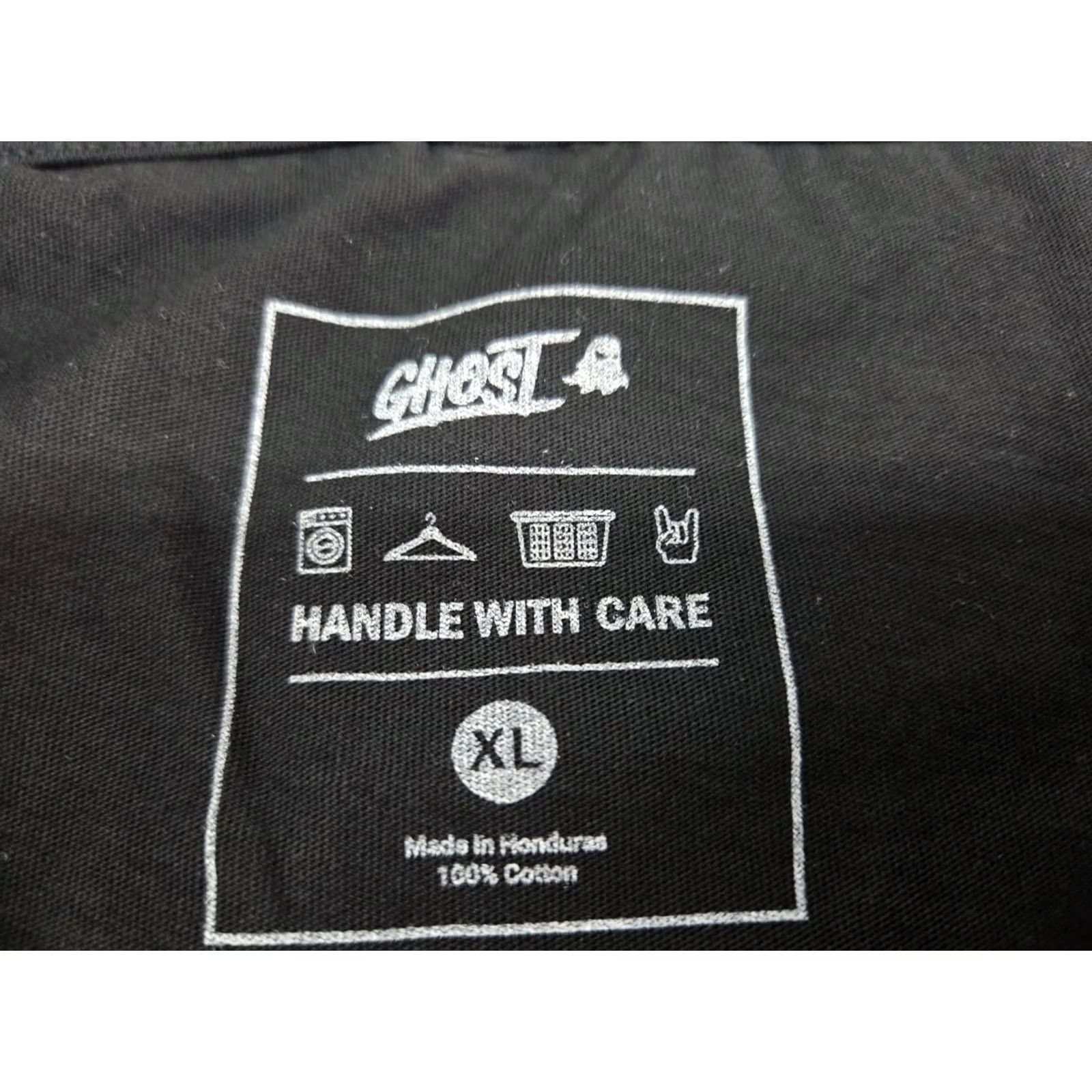 Vintage NWT Ghost Mens Sleeveless Tank Top "GHOST LIFESTYLE" Black XL Crew Neck Graphic Print Logo Cotton T-Shirt Summer Breathable Casual Mens Size US XL / EU 56 / 4 - 6 Thumbnail