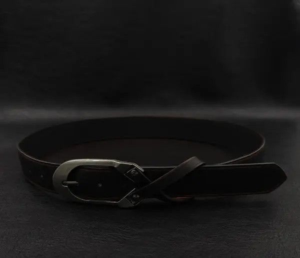 Other Premium Leather Belt with Unique Buckle Size ONE SIZE - 1 Thumbnail