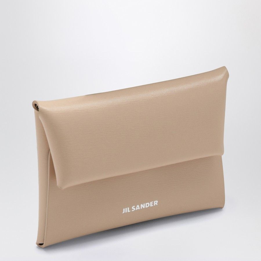 Jil Sander o1d2blof0824 Size: OS / Envelope Coin Purses in Beige Size ONE SIZE - 1 Thumbnail