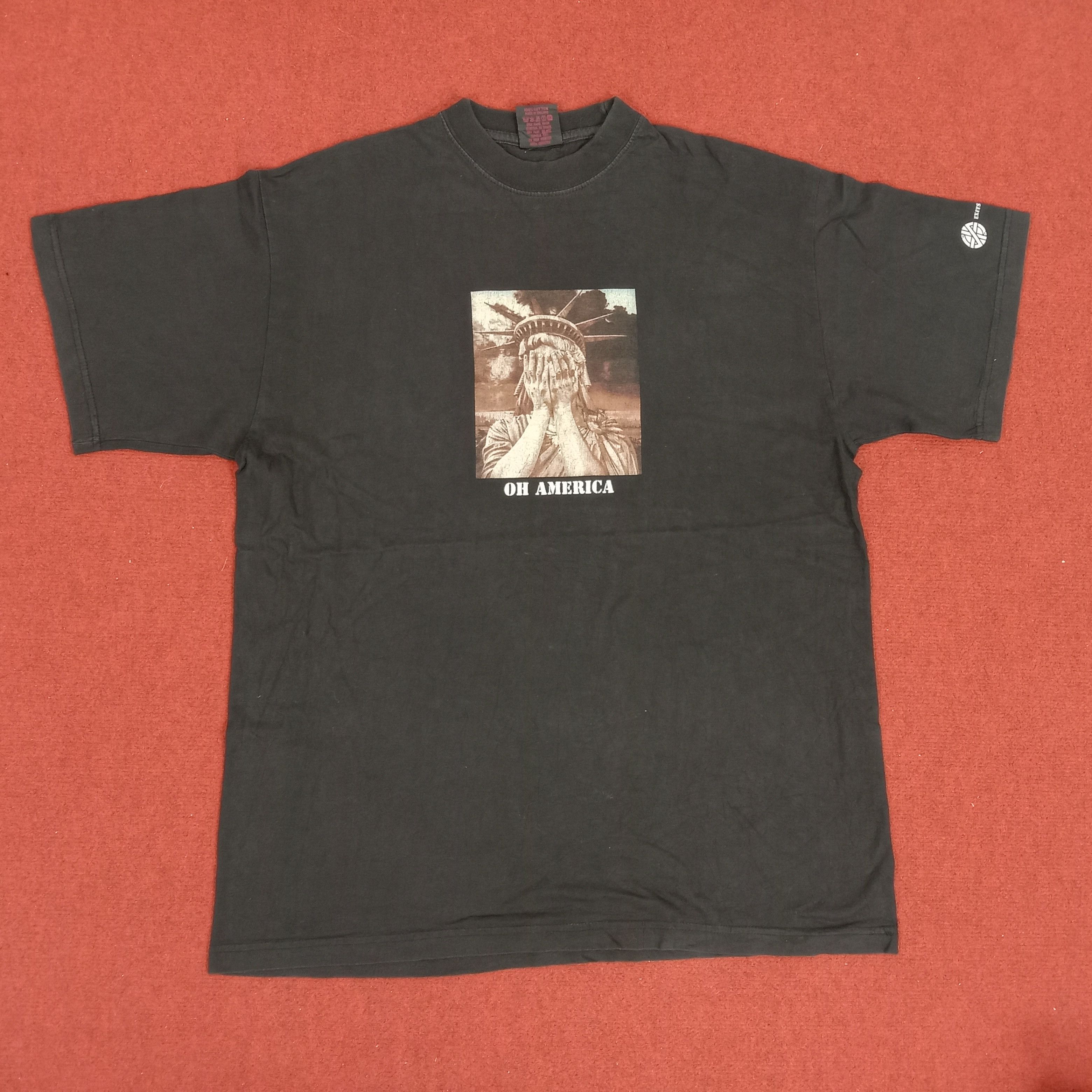 Oh America Streetwear Center Design Tshirt