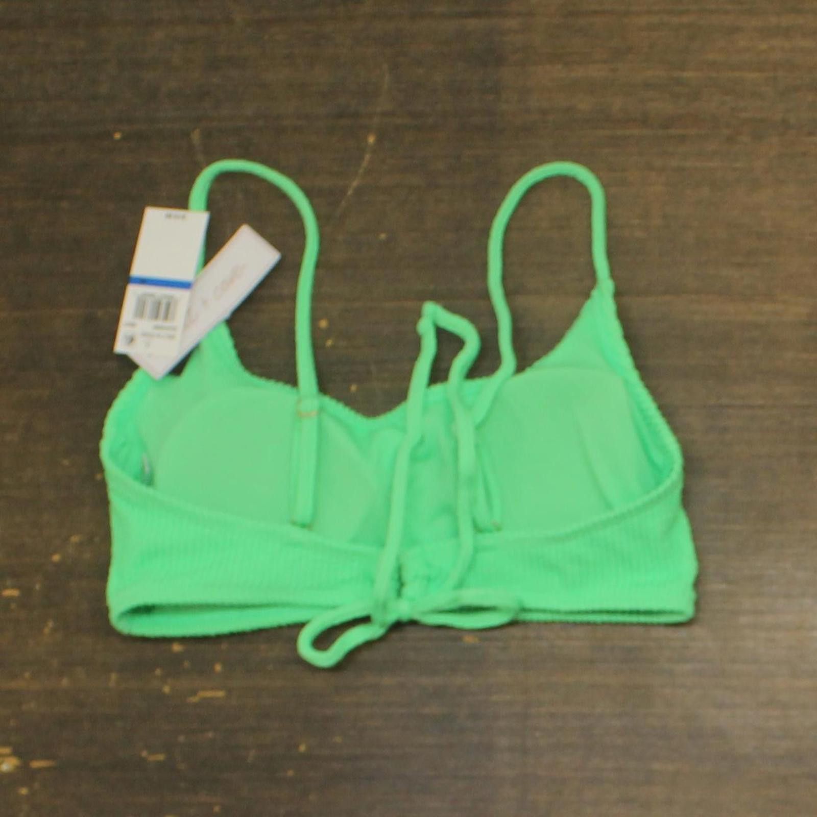 Other Nwt Salt + Cove Rib Scoop-neck Bikini Top Mint Tea Green Xl Size ONE SIZE - 2 Thumbnail
