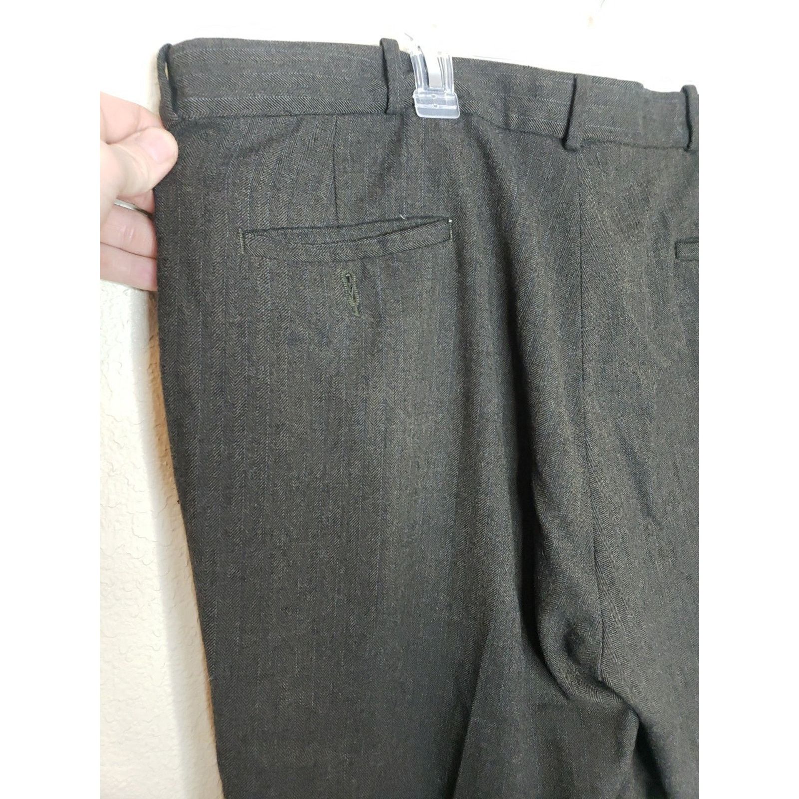 Polo Ralph Lauren Mens Polo Ralph Lauren Khaki Dress Pants 40x30 Black Size US 40 / EU 56 - 11 Thumbnail
