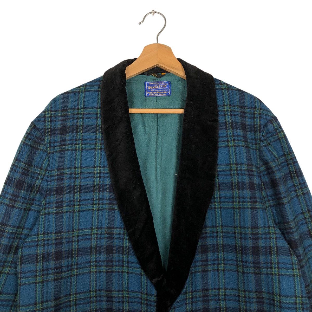 Japanese Brand 🔥90’s Double Breast Chore Work Jacket Tartan Design Size US M / EU 48-50 / 2 - 3 Thumbnail