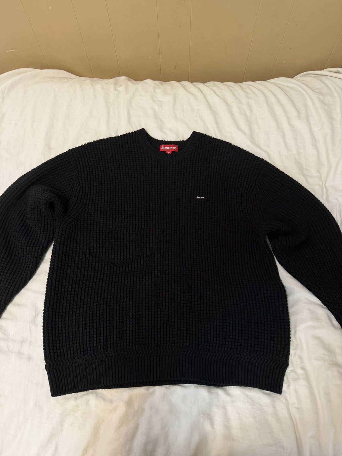 Supreme Supreme knit sweater black size medium | Grailed