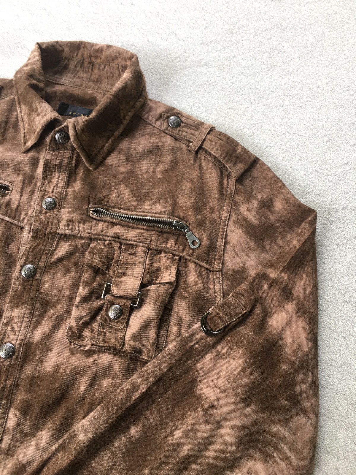 Japanese Brand 2000s Spinash Button Shirt Size US L / EU 52-54 / 3 - 3 Thumbnail