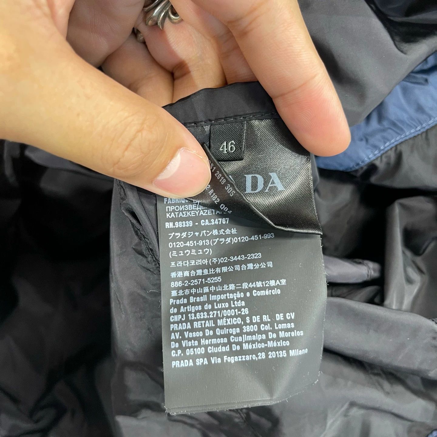 Prada Prada Triangle Logo Nylon Puffer Jacket 46 Size US S / EU 44-46 / 1 - 7 Thumbnail