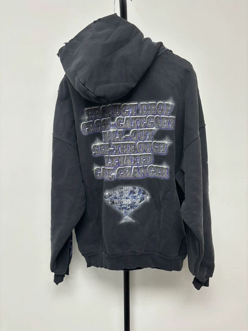 Balenciaga Balenciaga size 1 Worn Hoodie Size US M / EU 48-50 / 2 - 2 Thumbnail
