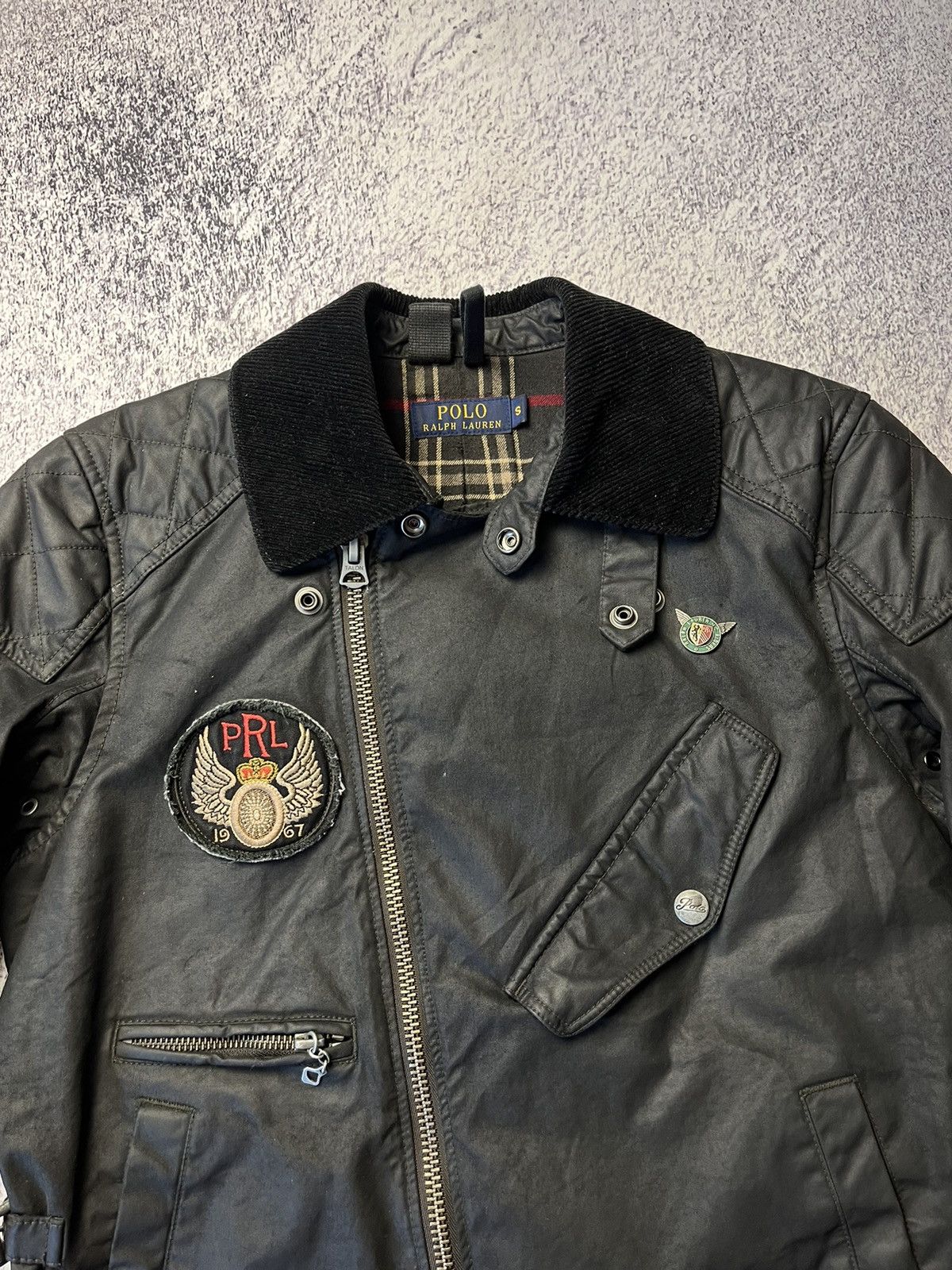 Polo Ralph Lauren Polo Ralph Lauren Double Riders Oiled Leather Jacket Size US S / EU 44-46 / 1 - 12 Thumbnail