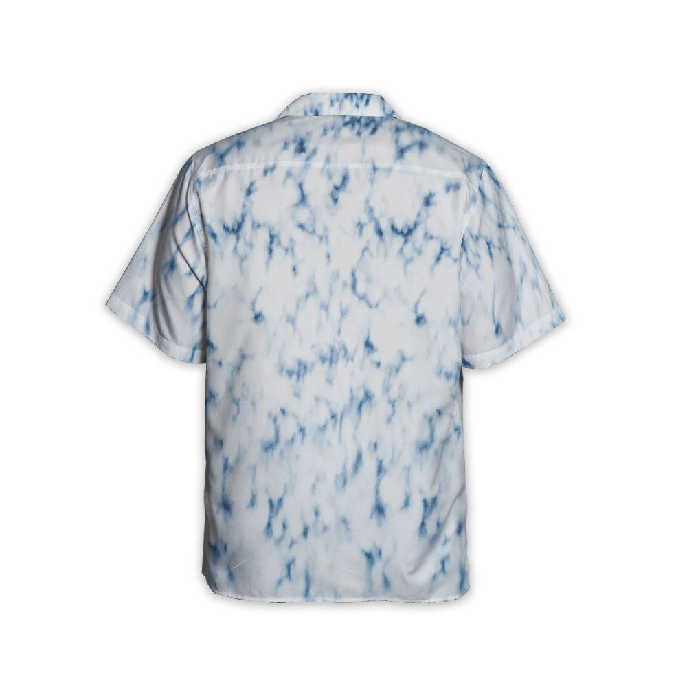 Designer Summer White and Blue Shirt Size US M / EU 48-50 / 2 - 4 Thumbnail