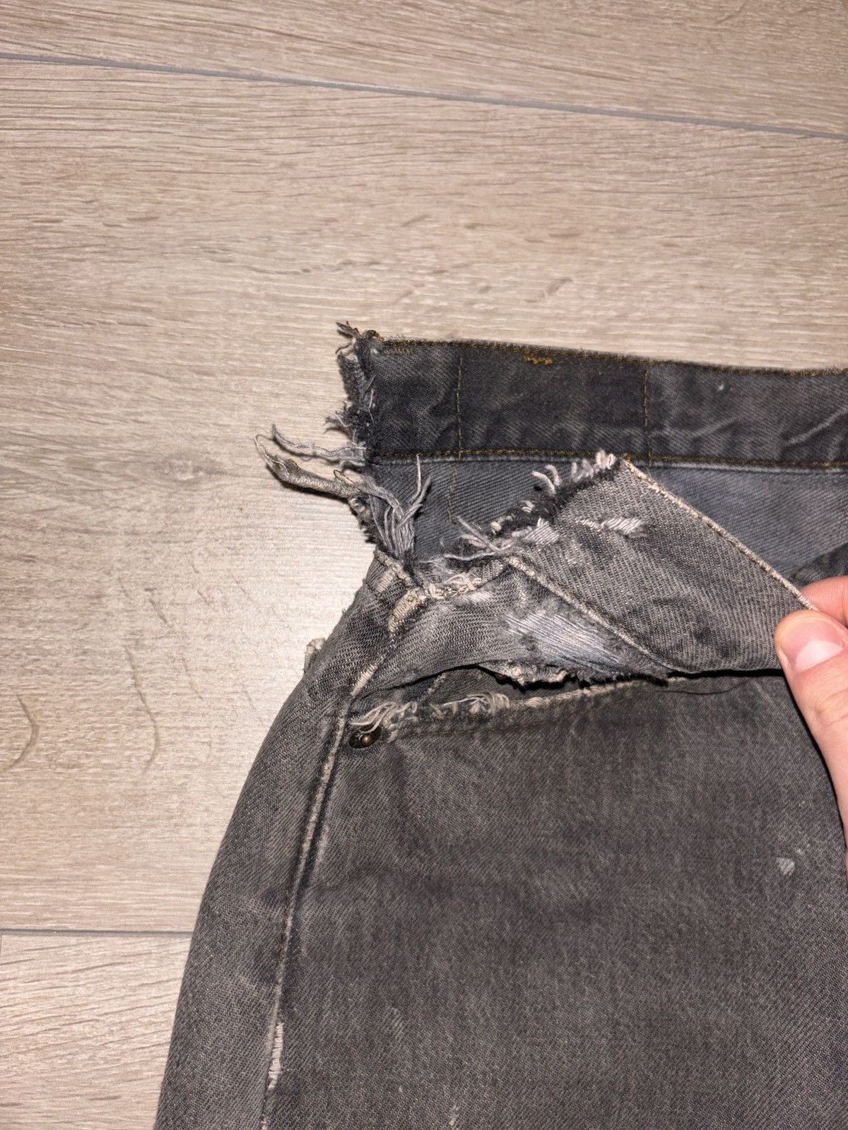 Levi's × Levi's Vintage Clothing Vintage 70s Levis 501 Distressed Jeans Size US 30 / EU 46 - 8 Thumbnail