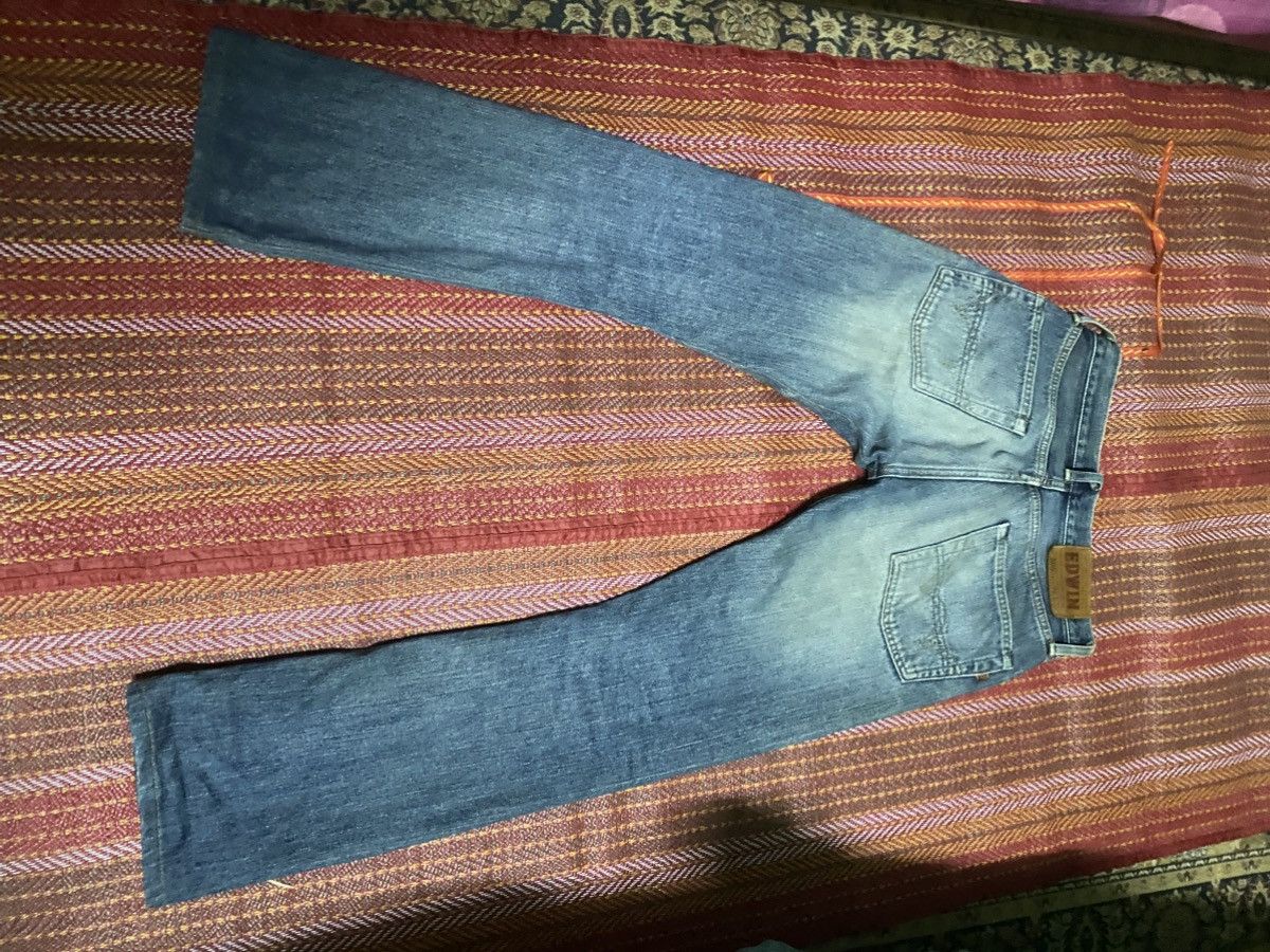 Edwin VINTAGE EDWIN 505 ORANGE TAB 90s Size US 28 / EU 44 - 6 Thumbnail