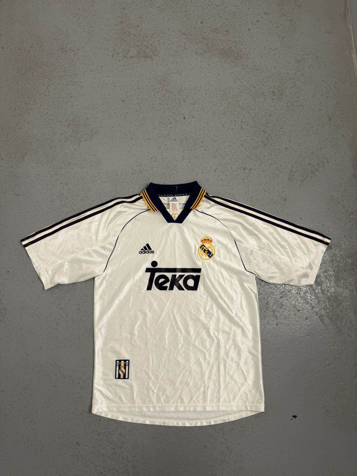 Adidas Vintage 1998/2000 Adidas Real Madrid Soccer Jersey Size US M / EU 48-50 / 2 - 1 Thumbnail