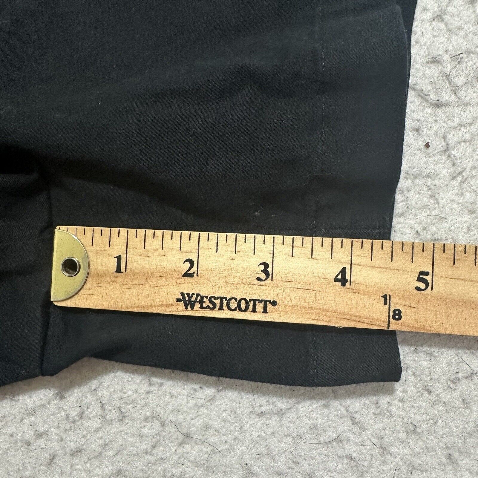 Other A New Day 12 4" Inseam Chino Flat Front Black Shorts Size 34" / US 12 / IT 48 - 11 Thumbnail
