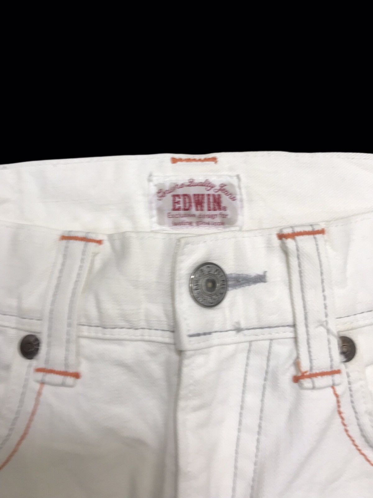 Edwin 💥ARCHIVAL WIDE FLARE💥VERY RARE EDWIN DISTRESSED DENIM F250 Size US 32 / EU 48 - 11 Thumbnail