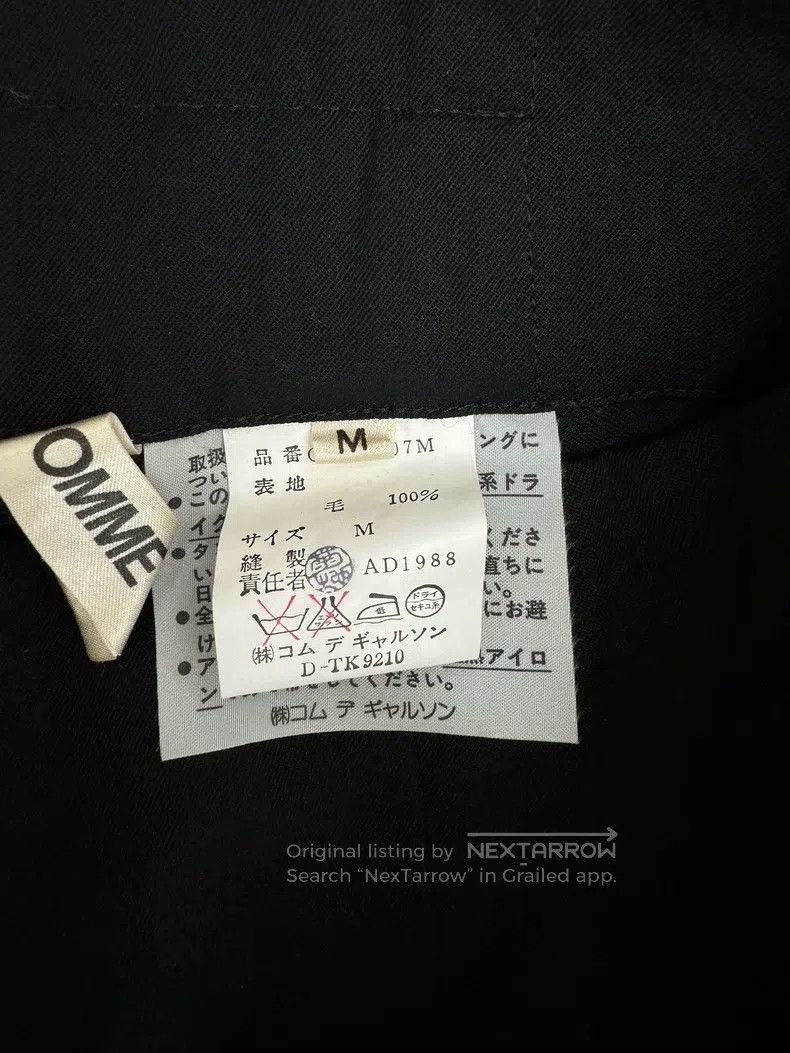 Comme des Garcons Comme Des Garcons size M Swallow-tailed cropped pants Size 23" - 6 Thumbnail