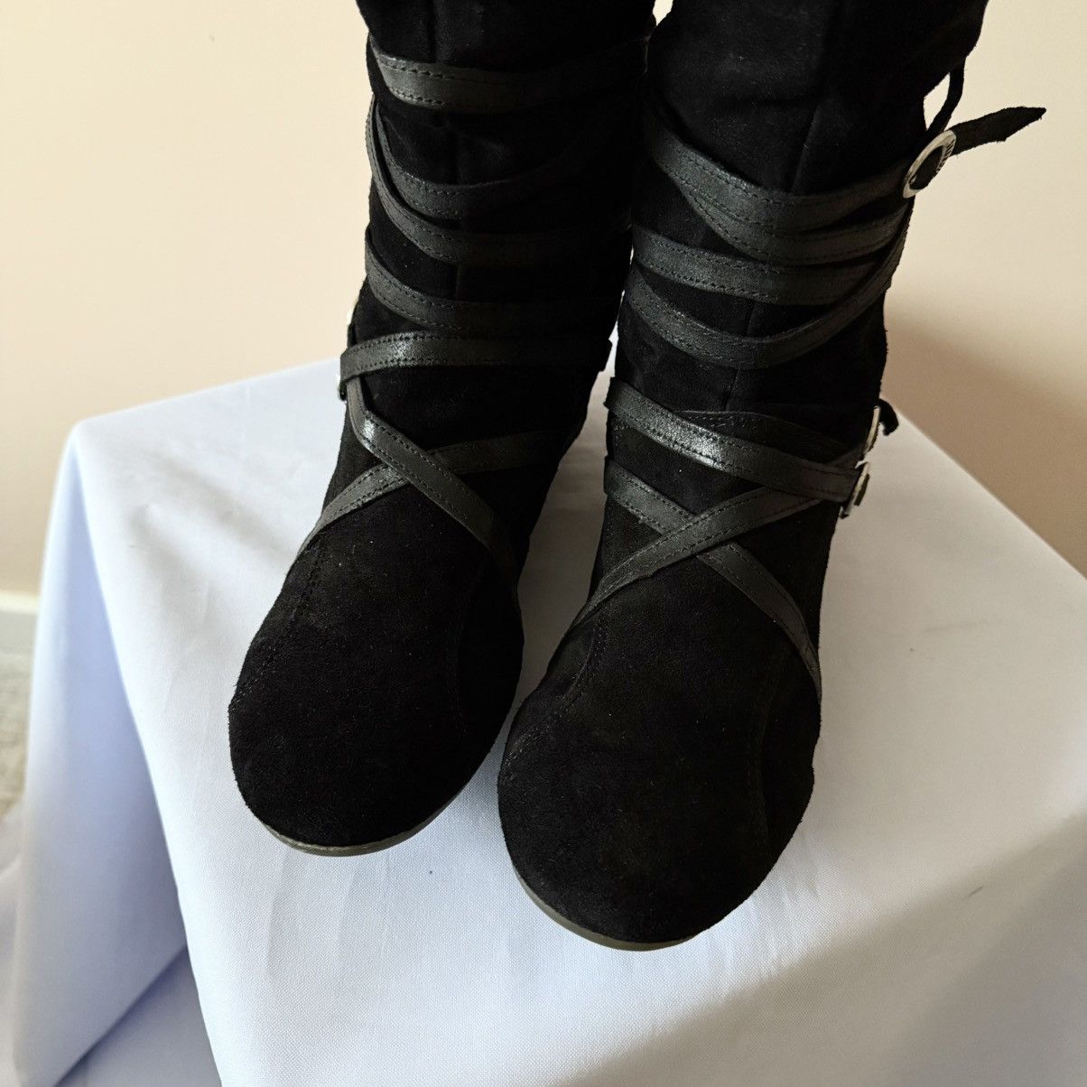 Dirk Bikkembergs Punk Kickers Straps Boxing Biker Boots Bikkembergs Ash Vibe Size US 8 / IT 38 - 3 Thumbnail