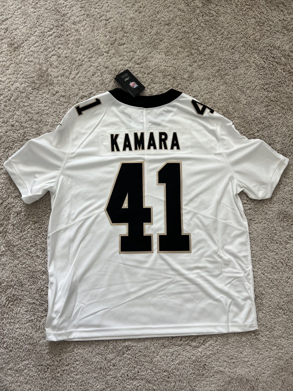 Nike Nike OnFIELD Authentic Alvin Kamara #41 New Orleans Saints Size US XXL / EU 58 / 5 - 4 Thumbnail