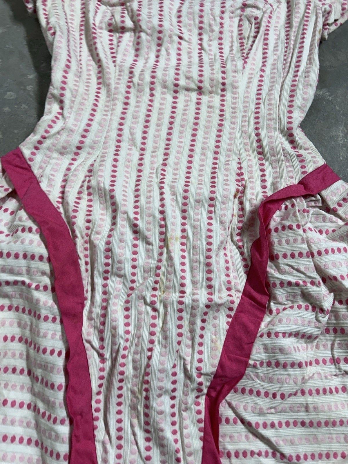 Other Vintage 50’s Pat Premo California Dot Cotton Dress Size 10 Size L / US 10 / IT 46 - 3 Thumbnail