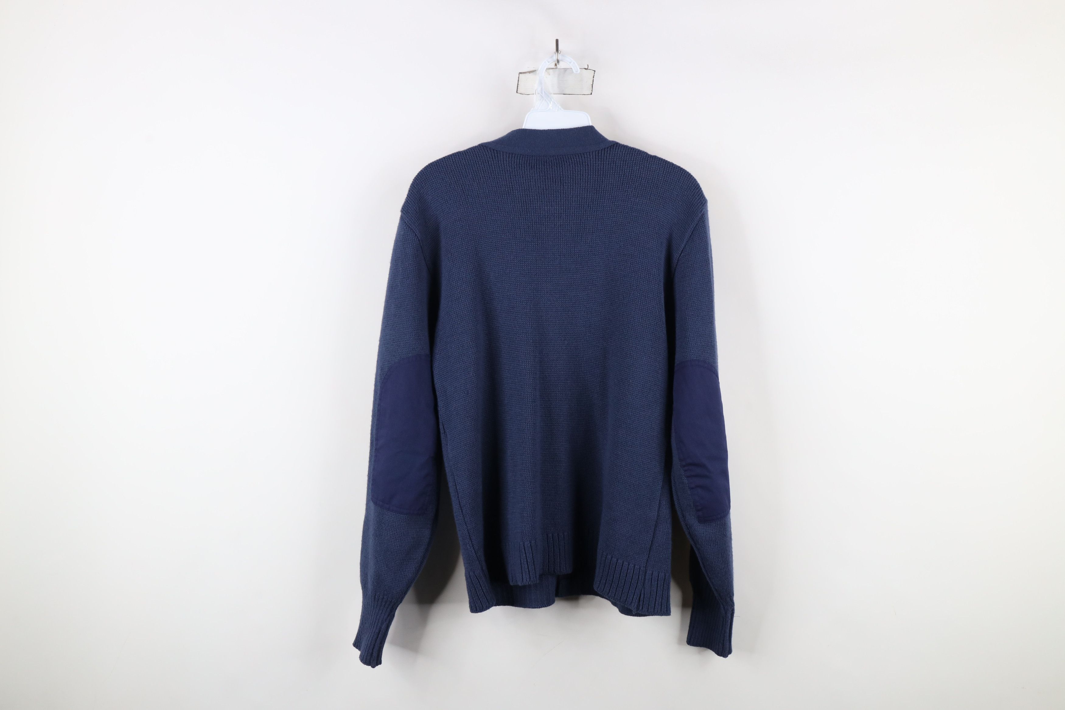 Vintage Vintage 90s Streetwear Elbow Patch Cardigan Sweater USA Size US S / EU 44-46 / 1 - 11 Thumbnail