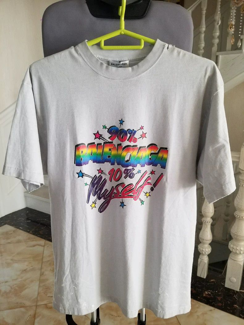 Balenciaga Balenciaga Light grey T-shirt 2505-Nextarrow Size US XS / EU 42 / 0 - 2 Thumbnail