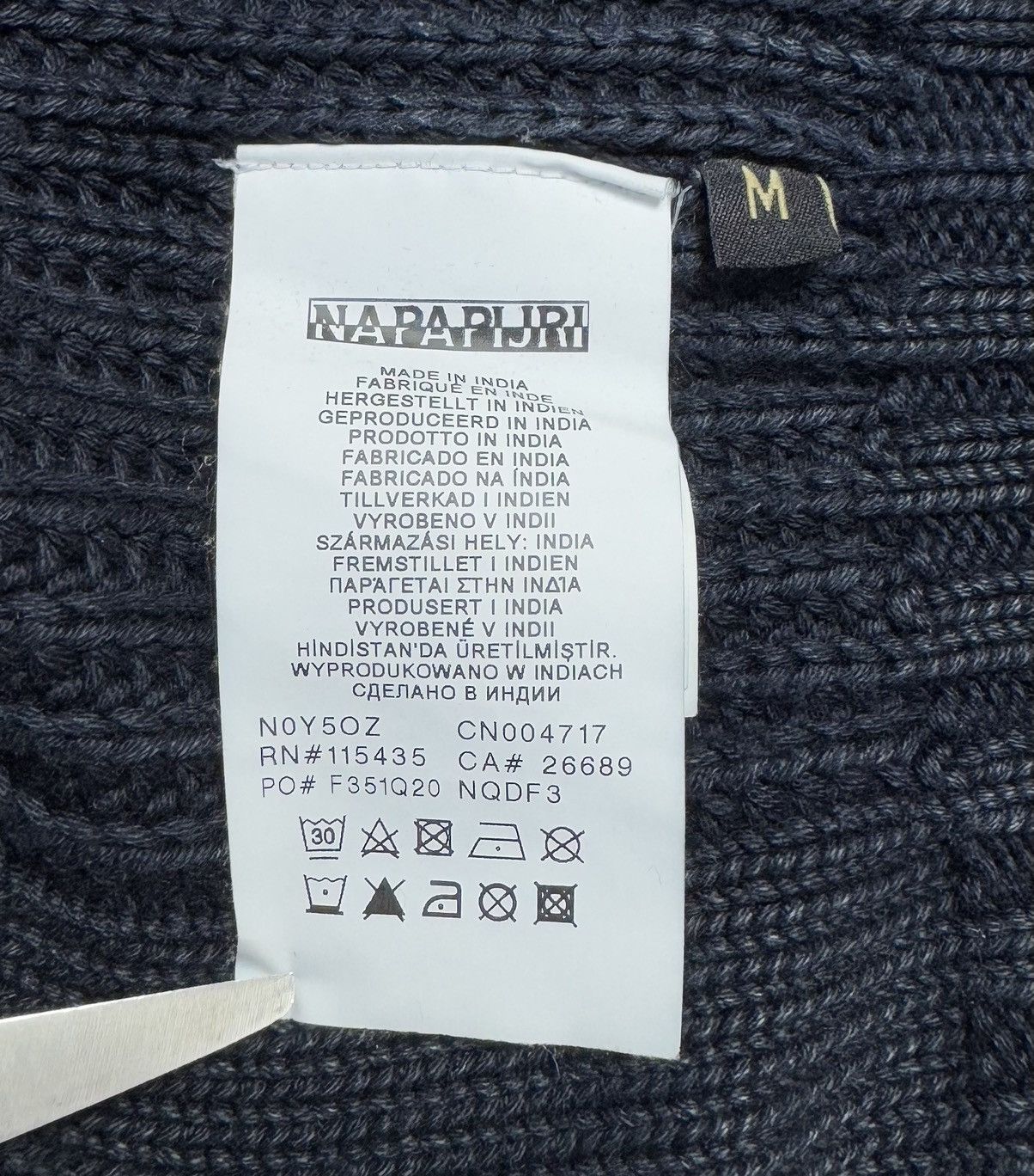 Napapijri Napapijri Geometric 1/4 Zip Knit Sweater Y2K Size US M / EU 48-50 / 2 - 10 Thumbnail