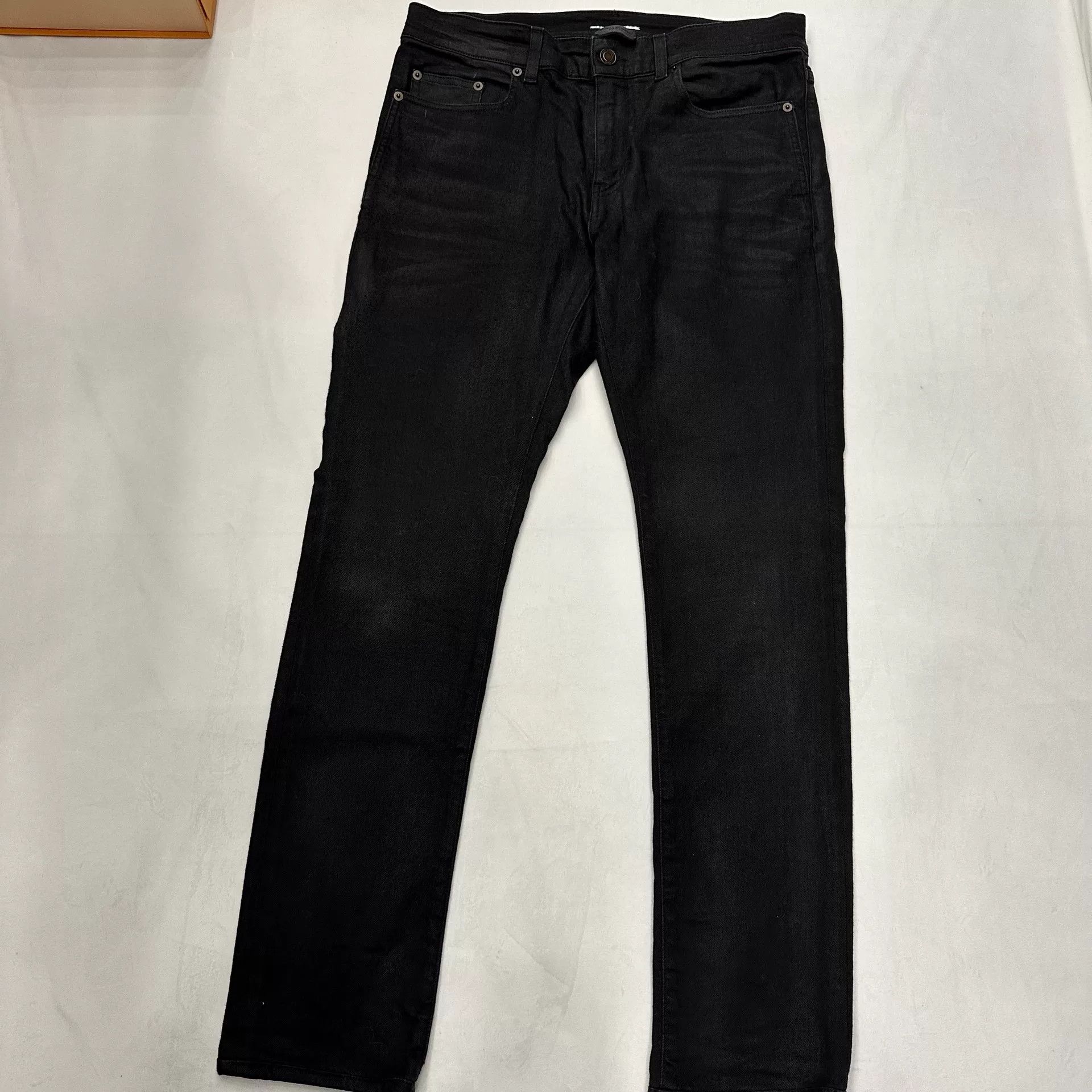 Saint Laurent Paris Saint Laurent Black Slim Fit Jeans Size US 32 / EU 48 - 1 Thumbnail