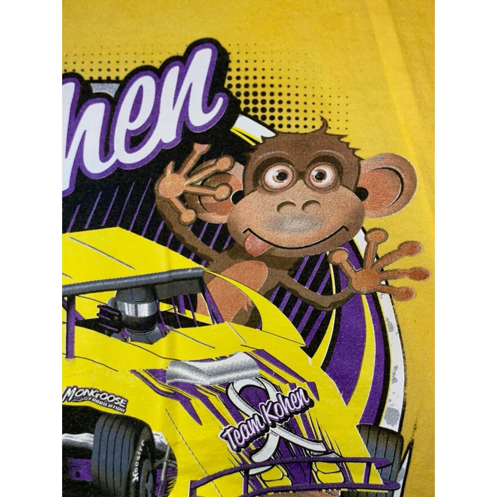 Gildan Vintage Car Race Shirt Gildan Team Kohen Jay Steffens Tee XL Size US XL / EU 56 / 4 - 4 Thumbnail