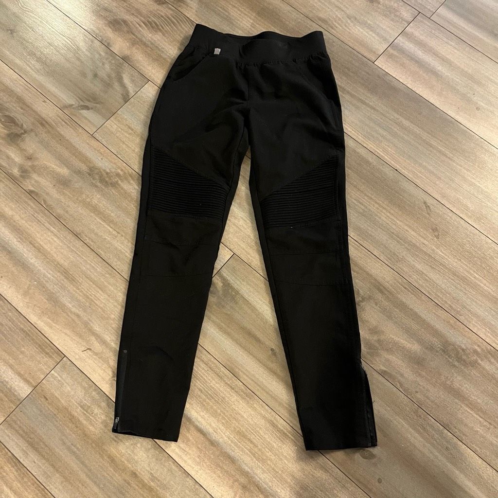Ordinary Fits Figs Black Casual Scrub Pants Women XXS Bin L-113 Size 24" / US 00 / IT 34 - 2 Thumbnail