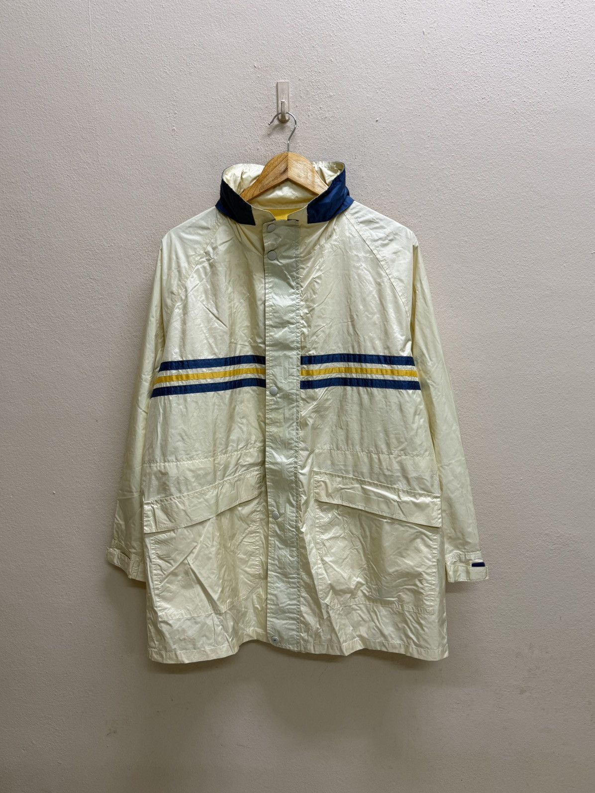 J. Press Vintage J.Press Water Resistant Windbreaker Jacket Hoodie Size US XL / EU 56 / 4 - 18 Thumbnail