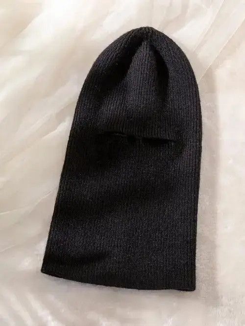 Other Vintage Balaclava Knitted Face Mask Distressed Size ONE SIZE - 2 Thumbnail