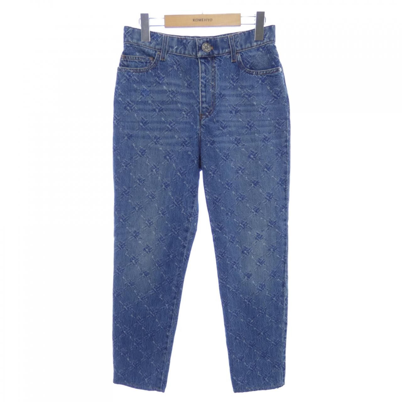 Chanel Chanel Chanel Denim Jeans Textile Jeans P62012V47626 DUTY FREE for USA Size ONE SIZE - 1 Thumbnail