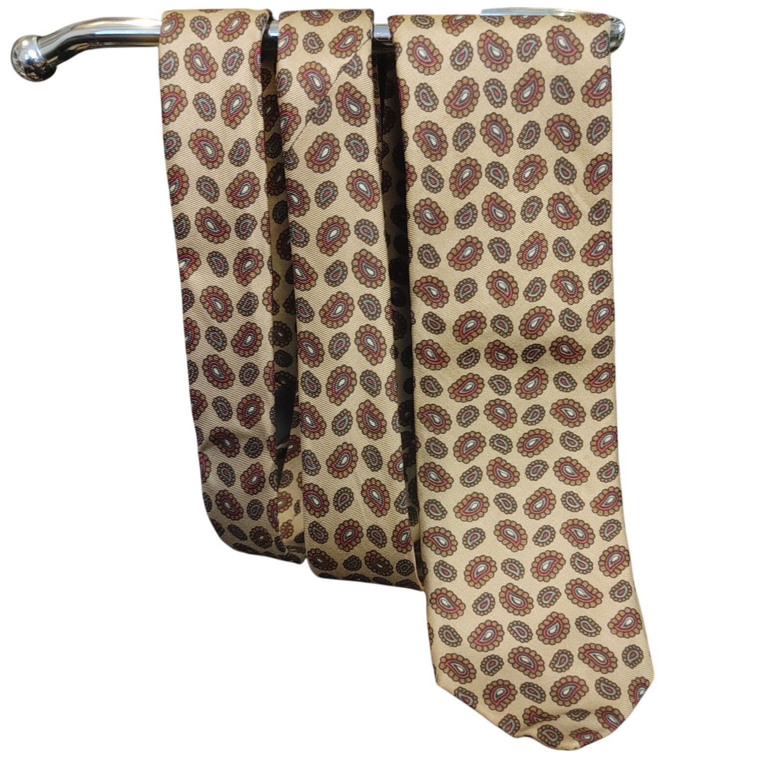 Other VTG Churchill & Co Walnut Creek Beige/Blue/Red Paisley Tie Size ONE SIZE - 1 Thumbnail
